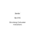 Bendix NA-R7B Stromberg Carburetor Instructions (part# 10-338)