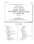 Bendix Type 311 D-C Generator 1944 Overhaul Instructions (part# BX311-44-OH-C)