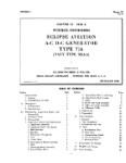 Bendix A-C, D-C Generators 1943 Overhaul Manual (part# BX716-43-OH-C)
