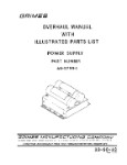 Grimes 60-2799-1 Power Supply Overhaul Manual with Illustrated Parts List (part# 60-2799-1)