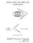 Intercontinental Dynamics Corp Encoding Altimeters 1972 Installation & Operating Instructions (part# 25843)