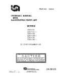Lear Seigler 23076 Series 1971, Rev. 1982 Overhaul Manual with Illustrated Parts List (part# 24-30-03)