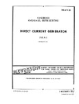 Leece Neville M-3 Generator 1954 Overhaul Instructions (part# 8D6-2-4-23)