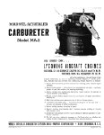Marvel-Schebler MA-2 Carburetor Overhaul Instructions (part# 148)