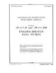 Pesco 2P-27-D, 2P-227-DP Fuel Pump 1945 Parts Catalog with Service Instructions (part# AN03-10EA-15)
