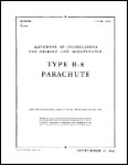 US Government Parachute Type B-8 1943 Instructions For Packing & Maintenance (part# 13-5-5)