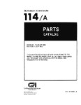 Aero Commander 114, 114A Series Illustrated Parts Catalog (part# M114001-4)