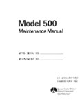Aero Commander 500 Series Maintenance Manual (part# AC500-M-C)