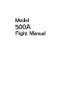 Aero Commander 500A 1960-63 Flight Manual (part# AC500A60-63F-C)