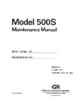 Aero Commander 500S 1975 Maintenance Manual (part# M500004-2)