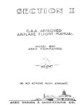 Aero Commander 560 1954-55 Flight Manual (part# AC560-54-55-F-C)