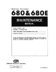 Aero Commander 680, 680E Maintenance Manual (part# M680001-2)
