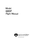 Aero Commander 680F Grand Commander 1960-63 Flight Manual (part# AC680F-F-C)