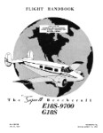 Beech E18S-9700, G18S Super18 Flight Handbook (part# 414-180192)