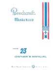 Beech 23 Musketeer Owner's Manual (part# 169-590000-1)