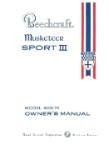 Beech A23-19 Musketeer Sport III Owner's Manual (part# 169-590002-1A3)