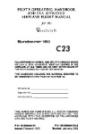 Beech C23 Sundowner Pilot's Operating Handbook (part# 169-590008-17C2)