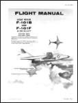 McDonnell F-101B, F-101F Voodoo Flight Manual (part# 1F-101B-1)