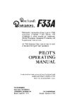 Beech F33A Bonanza Pilot's Operating Handbook (part# 33-590009-9A1)