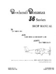 Beech 36 Series Bonanza Shop Manual (part# 36-590001-1B)