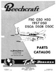 Beech D50 thru J50, D50A thru C Parts Catalog (part# 50-590041-9)