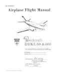 Beech Duke 60 & A60 Flight Manual (part# 60-590000-5E)