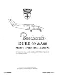 Beech 60 & A60 Duke Pilot's Operating Handbook (part# 60-590000-3D)