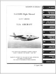 North American T-2A Flight Manual (part# NAVWEPS 01-60GAA-1)