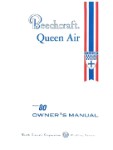 Beech Queen Air 80 Owner's Manual (part# 65-001027-5)