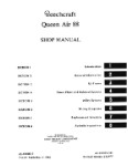 Beech Queen Air 88 Series Shop Manual (part# 65-590015-5)