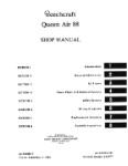 Beech Queen Air 88 Series Shop Manual (part# 65-590015-5)