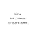 Bellanca 14-19-2 Cruisemaster Service Letters & Bulletins (part# BE14-19SER-SLB)