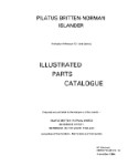 Britten-Norman  Islander Parts Catalog (part# BBBN-P-C)