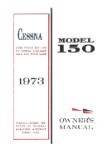 Cessna 150L 1973 Owner's Manual (part# D962-13)