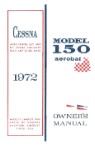 Cessna A150L Aerobat 1972 Owner's Manual (part# D900-13)