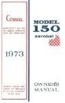 Cessna A150L Aerobat 1973 Owner's Manual (part# D963-13)