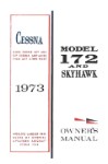 Cessna 172M & Skyhawk 1973 Owner's Manual (part# D964-13)