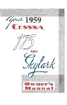 Cessna 175 & Skylark 1959 Owner's Manual (part# P168-13)