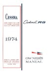 Cessna 177RG Cardinal 1974 Owner's Manual (part# D1019-13)