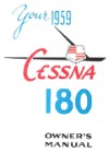 Cessna 180B 1959 Owner's Manual (part# P170-13)