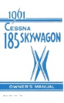 Cessna 185 1961 Owner's Manual (part# D-101)