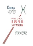 Cessna 185B 1963 Owner's Manual (part# D159-13)