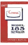 Cessna A185E Skywagon 1967 Owner's Manual (part# D412-13)