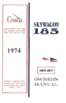 Cessna A185F 1974 Owner's Manual (part# D1022-13)