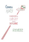 Cessna 182F Skylane 1963 Owner's Manual (part# D161-13)