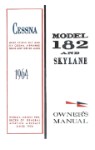 Cessna 182G & Skylane 1964 Owner's Manual (part# D219-13)