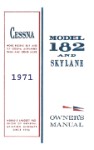 Cessna 182N & Skylane 1971 Owner's Manual (part# D855-13)