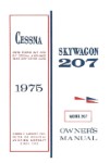 Cessna 207 Skywagon 1975 Owner's Manual (part# D1046-13)