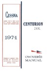 Cessna 210L Centurion 1974 Owner's Manual (part# D1208-13)