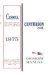 Cessna 210L Centurion 1975 Owner's Manual (part# D1048-13)